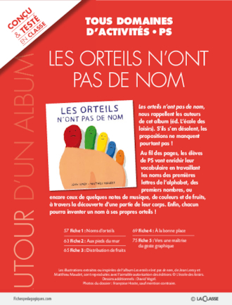 Les orteils n'ont pas de nom