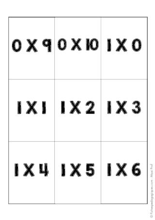 Les paires de tables (CM1/CM2/SEGPA)