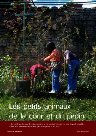 Les petits animaux de la cour et du jardin