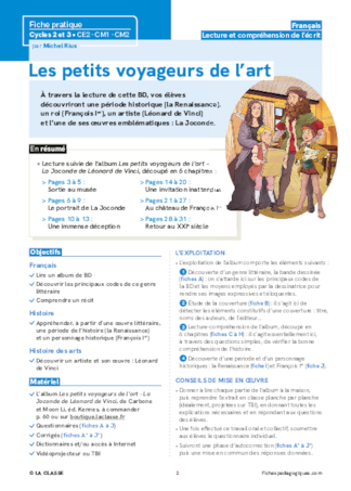 Les petits voyageurs de l'art - La Joconde de Léonard de Vinci