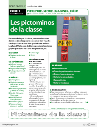 Les pictominos de la classe