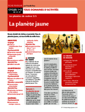 Les planètes de couleur (2) / La planète jaune