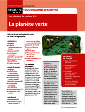 Les planètes de couleur (3) / La planète verte