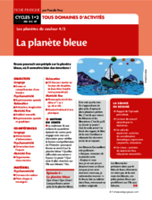 Les planètes de couleur (4) / La planète bleue