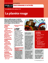 Les planètes de couleur (5) / La planète rouge