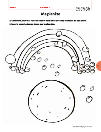 Les planètes de couleur (5) / La planète rouge