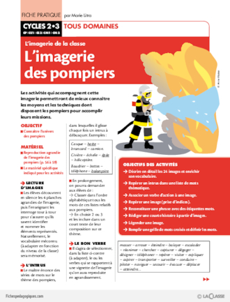 Fiche metier pompier