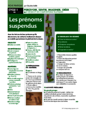 Les prénoms suspendus