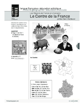 Les régions de France en chansons / Le Centre de la France (Cycle 2)