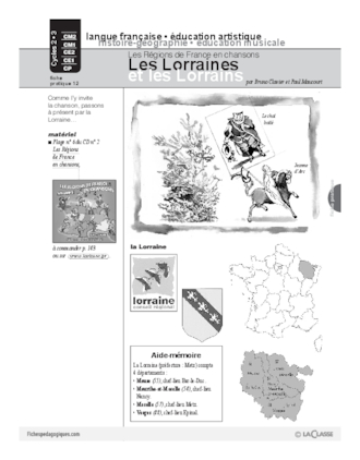 Les régions de France en chansons / Les Lorraines et les Lorrains (Cycle 2)