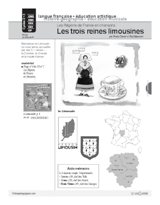 Les régions de France en chansons / Les trois reines limousines (Cycle 2)