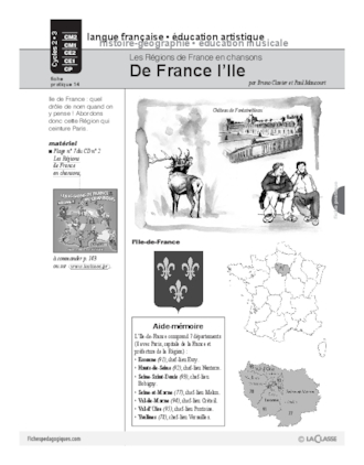 Les régions de France en chansons / l'Ile-de-France (Cycle 3)