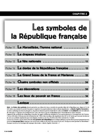 Les Symboles De La Republique Francaise Fichespedagogiques Com