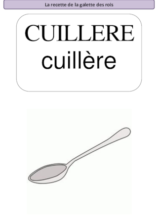 Les ustensiles de cuisine