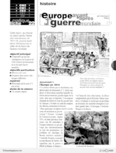 L'Europe avant et après la 1re Guerre mondiale