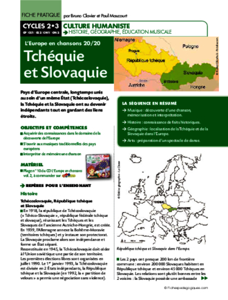 L'Europe en chansons (20) / Tchéquie et Slovaquie