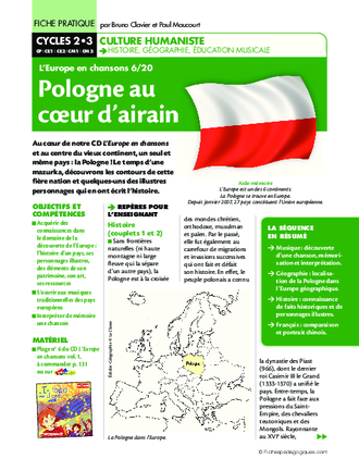 L'Europe en chansons (6) / La Pologne