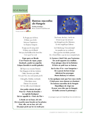 L'Europe en chansons (9) / La Hongrie