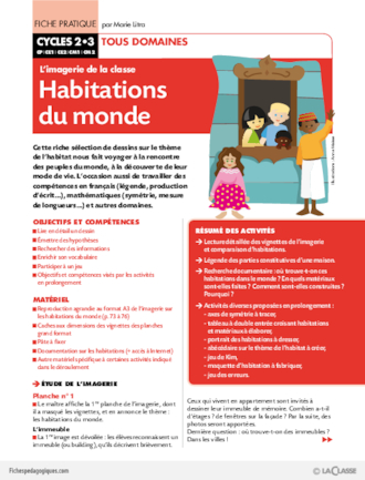 L'imagerie de la classe / Habitations du monde