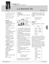 L'imagier des fruits : La banane (4)