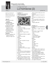 L'imagier des fruits : La framboise (2)