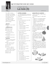 L'imagier des fruits : La noix (5)