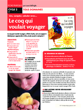 Lire, compter, calculer avec « Le coq qui voulait voyager »