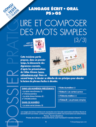 Lire et composer des mots simples (3/3)