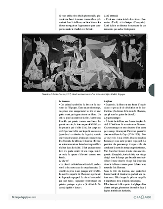 Lire une oeuvre d'art (8) / Guernica