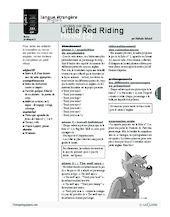 Little red riding hood (2) / L'anglais par le jeu