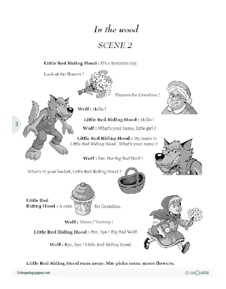 Little red riding hood (2) / L'anglais par le jeu