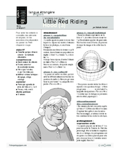 Little red riding hood (3) / L'anglais par le jeu