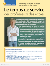 Loi /  Le temps de service