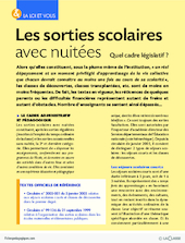 Loi /  Les sorties scolaires avec nuitées