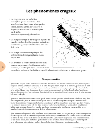 L'orage (3) / L'électricité dans la nature