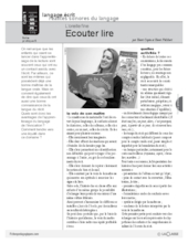 L'oreille fine : Ecouter lire