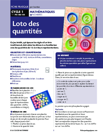 Loto des quantités