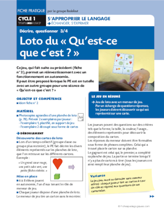 Loto du Qu'est-ce que c'est ?