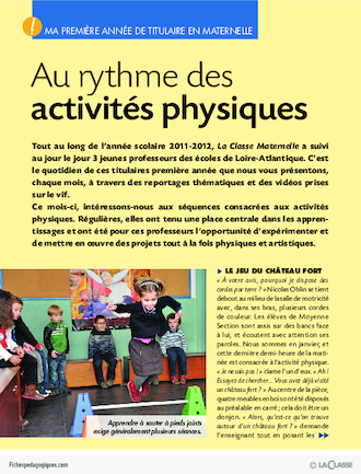 Ma première année de titulaire en maternelle (4) / Au rythme des activités physiques