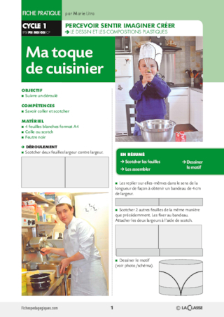 Ma toque de cuisinier