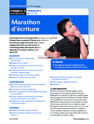 Marathon d'écriture