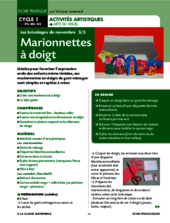 Marionnettes à doigt