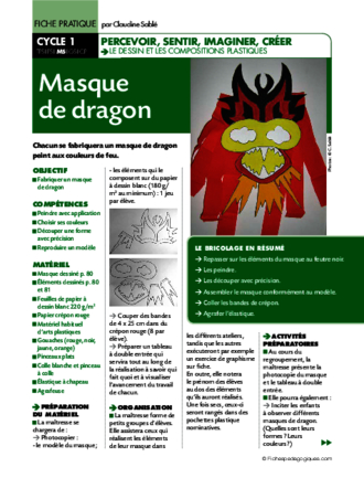 Masque de dragon