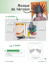 Masque de hérisson