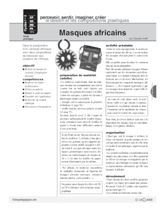 Masques africains