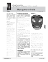 Masques chinois