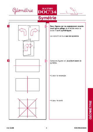 Maths CE géométrie ~Docs en stock