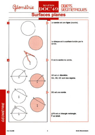 Maths CM Géométrie ~ Docs en stock