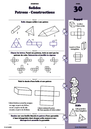 Maths CM1 Géométrie ~ Cahiers malins