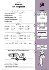 Maths CM2 mesures ~ Cahiers malins